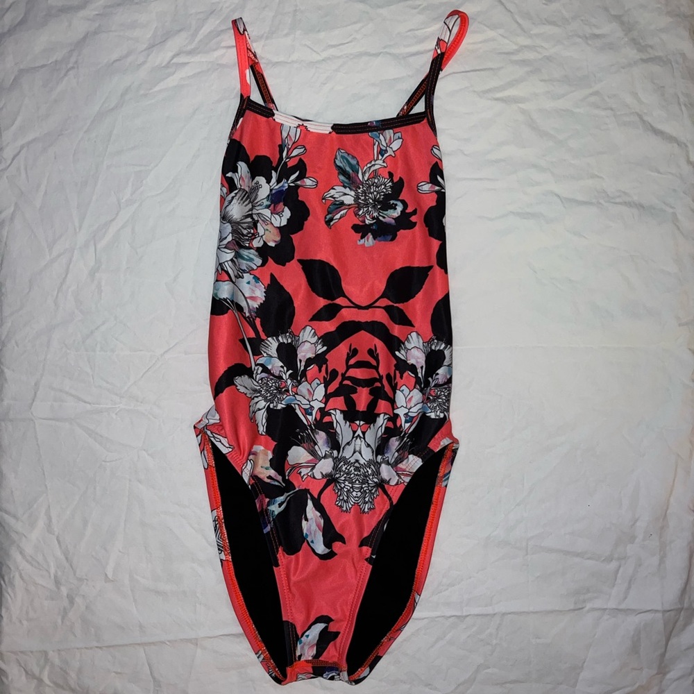 Multicolor floral fixed back Jolyn bathing suit • “Brandon” Style • Size 26